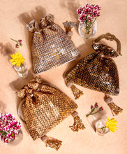 Load image into Gallery viewer, Tinsel Twist Black/Gold