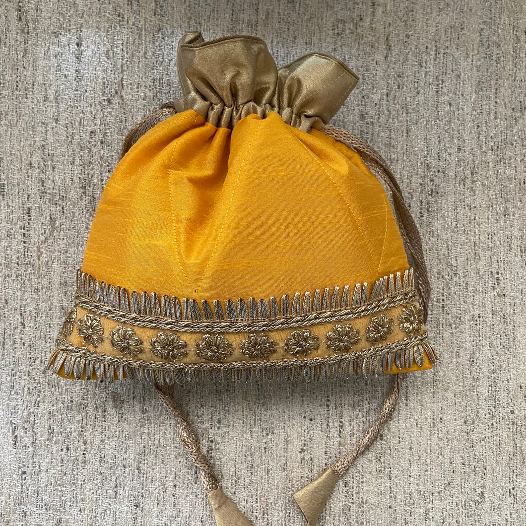 Sunset Orange Potli
