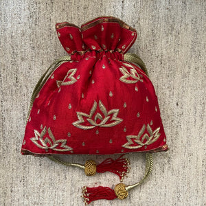 Red Lotus Potli