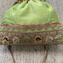 Load image into Gallery viewer, Pista Green Potli
