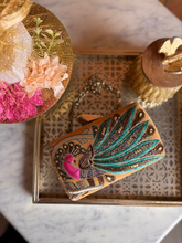 Load image into Gallery viewer, Peacock Plume Clutch
