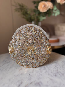 Pixie Dust Vintage Clutch Silver Gold