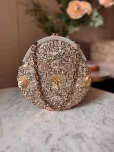 Pixie Dust Vintage Clutch Silver Gold
