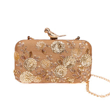 Load image into Gallery viewer, Dancing Daffodils Box Clutch
