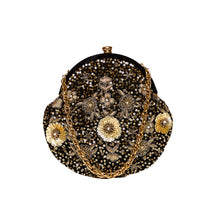 Load image into Gallery viewer, Pixie Dust Vintage Clutch Black

